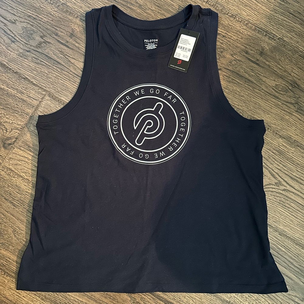 NWT Women’s Navy Peloton Tank - Size Large